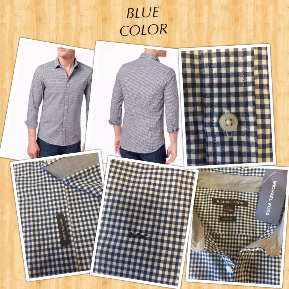 MICHAEL KORS CLASSIC FIT MIDNIGHT BLUE